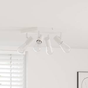 Stropni reflektor s središči Bela 26,5 x 26 x 11,5 cm Kovina