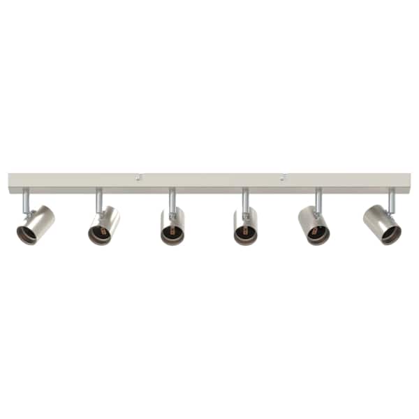 vidaXL Lae kohtvalgusti Nikkel 73 x 6,5 x 11,5 cm Metall