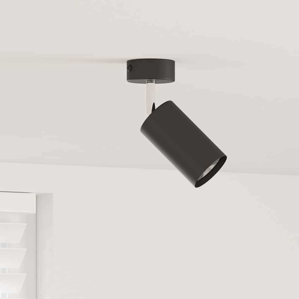 Loftspotlight 1 Vejs justerbar Sort GU10