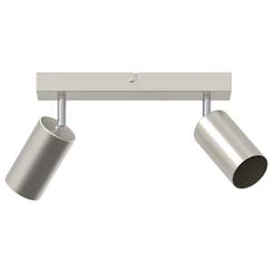 vidaXL Lae kohtvalgusti prožektoritega Nikkel 26 x 6 x 16 cm Metall