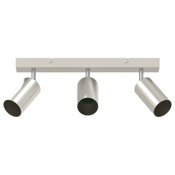 vidaXL Lae kohtvalgusti prožektoritega Nikkel 38 x 6 x 16 cm Metall
