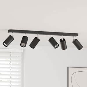 Stropni reflektor s središči Črna 73 x 5,5 x 16,5 cm Kovina