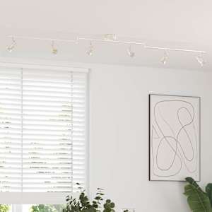 Stropni reflektor s središči Nikljeva 176,5 x 9,5 x 14 cm Jeklo