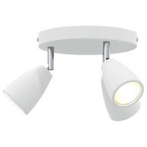 Stropní bodové světlo s reflektory Bílá 19 x 19 x 14,5 cm kov - obrázek 11