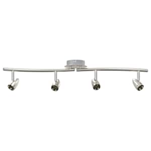 vidaXL Lae kohtvalgusti prožektoritega Nikkel 61 x 10 x 12,5 cm Metall