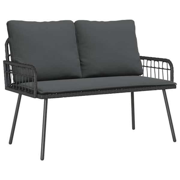 vidaXL Aiapink padjaga Antratsiit 114 x 64 x 90cm Teras