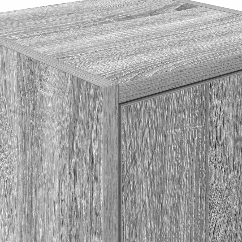 Garage cabinets, 2 pcs., gray oak color, engineered wood