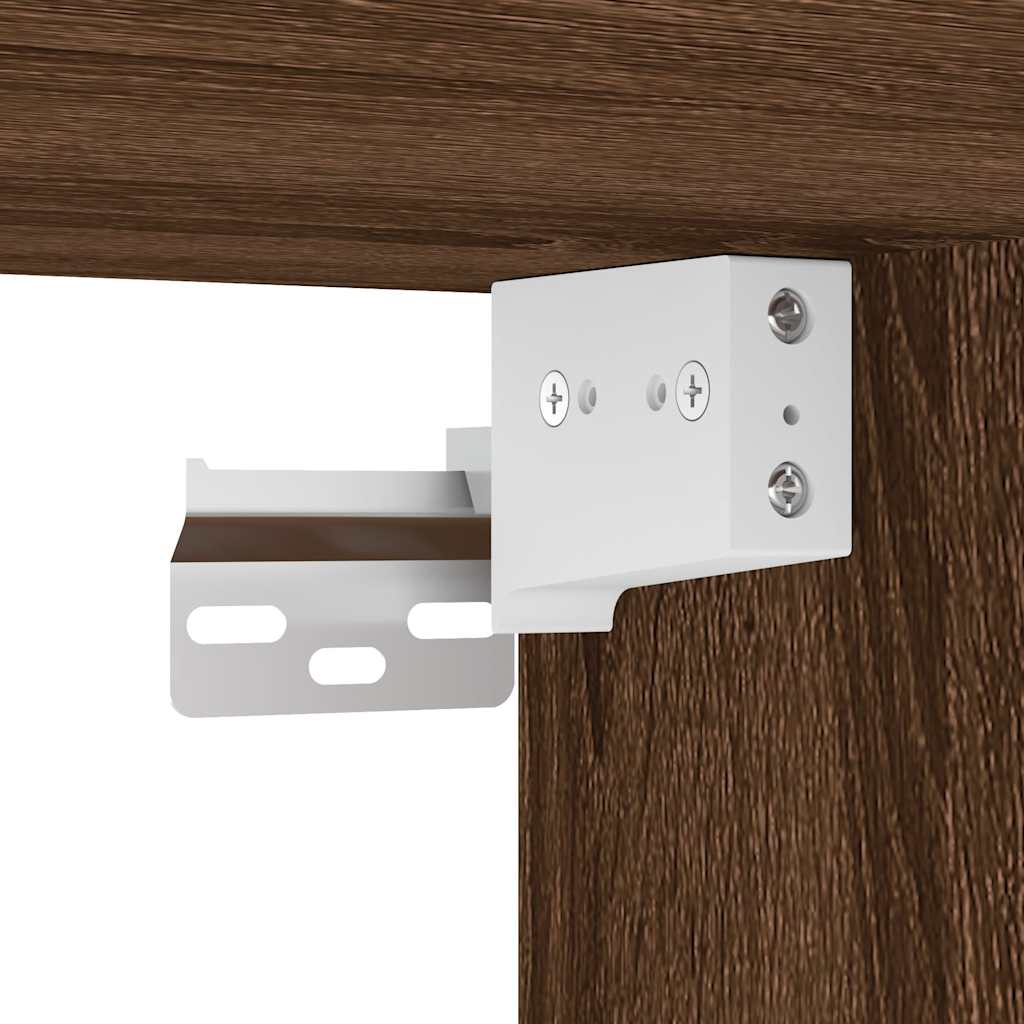 Garage cabinets, 2 pcs., brown oak, engineered wood