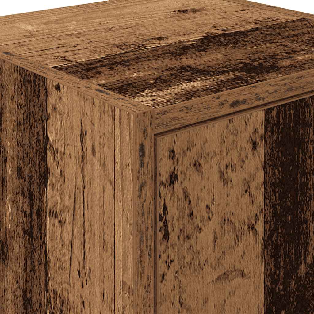 Garage cabinets, 2 pcs., old boards, engineered wood