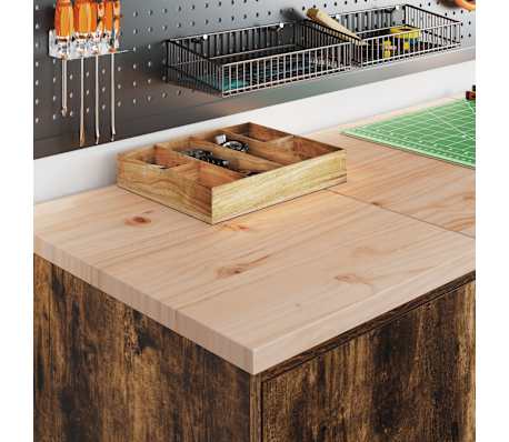 vidaXL Garage Cabinets 2 pcs Smoked Oak Engineered Wood