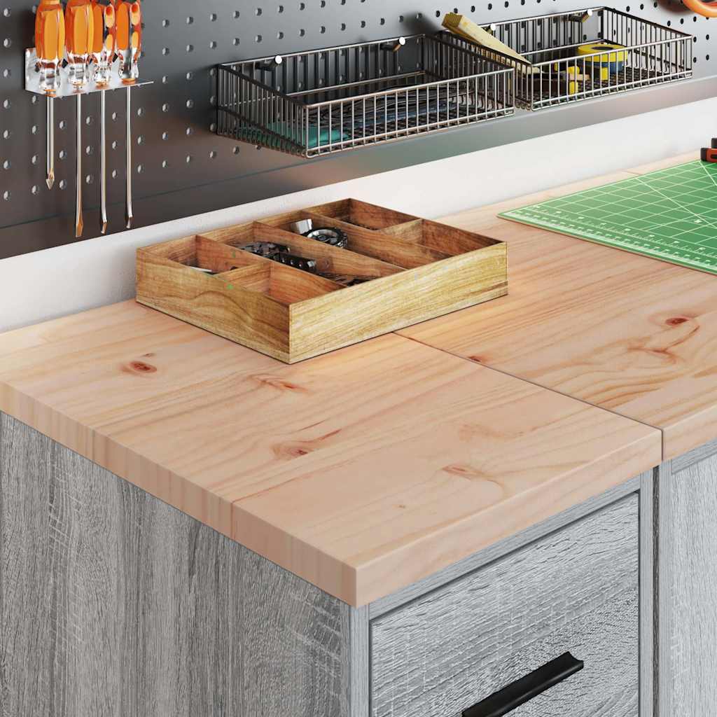 vidaXL Garagekasten 2 st bewerkt hout sonoma grijs afbeelding