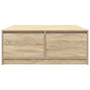 Konferenční stolek se zásuvkami Sonoma Dub 100x100x40 cm - obrázek 6