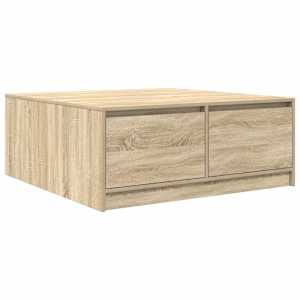 Konferenční stolek se zásuvkami Sonoma Dub 100x100x40 cm - obrázek 8