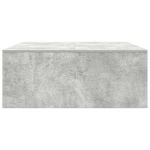 Konferenční stolek se zásuvkami Betonová šedá 100x100x40 cm - obrázek 7