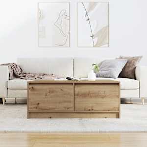 vidaXL Coffee Table Artisan oak Engineered wood Medium Coffee Table