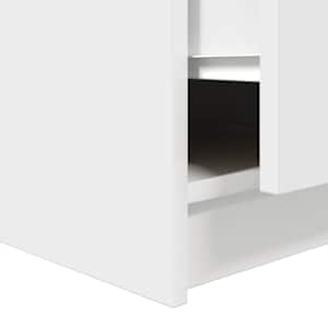 Konferenční stolek se zásuvkami bílý 70,5x70x40 cm - obrázek 11