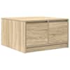 vidaXL diivanilaud sahtlitega Sonoma tamm 70,5x70x40 cm