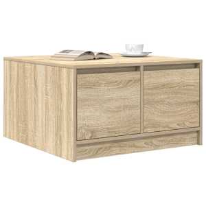 Konferenční stolek se zásuvkami Sonoma Dub 70,5x70x40 cm - obrázek 4