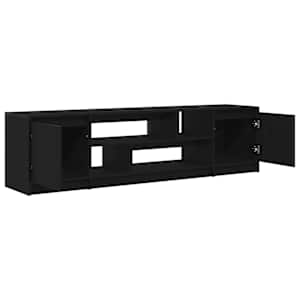 TV skříňka Černý dub 188,5x41x50 cm kompozitní dřevo - obrázek 5