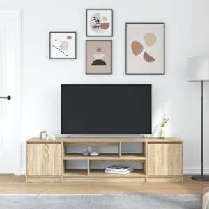 TV skříňka Sonoma Dub 188,5x41x50 cm kompozitní dřevo - obrázek 3