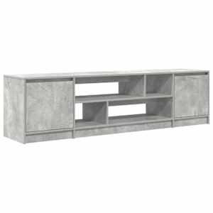 TV skříňka betonově šedá 188,5x41x50 cm kompozitní dřevo - obrázek 2