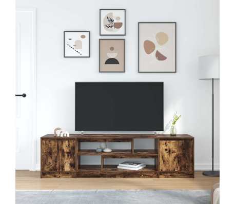 vidaXL TV-benk r&oslash;kt eik 188,5x41x50 cm konstruert tre