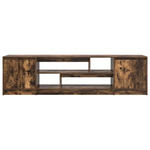 TV skříňka kouřový dub 188,5x41x50 cm kompozitní dřevo - obrázek 6