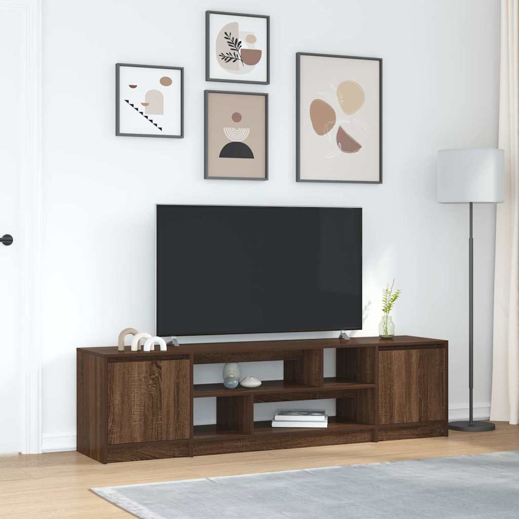 vidaXL TV-Schrank Braun Eichen-Optik 188,5x41x50 cm Holzwerkstoff