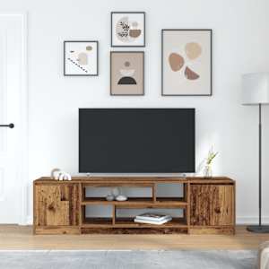 TV skříňka old wood 188,5x41x50 cm kompozitní dřevo - obrázek 3