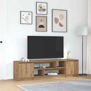 TV skříňka dub artisan 188,5x41x50 cm kompozitní dřevo - obrázek 1