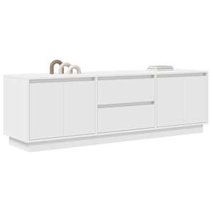 TV skříňka s LED osvětlením bílá 160,5x41x50 cm - obrázek 5