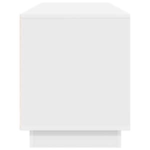 TV skříňka s LED osvětlením bílá 160,5x41x50 cm - obrázek 8