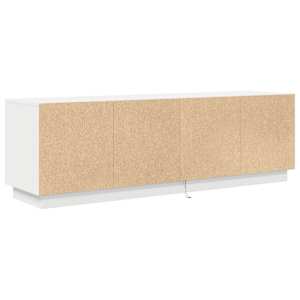 TV skříňka s LED osvětlením bílá 160,5x41x50 cm - obrázek 9