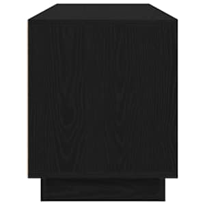 TV skříňka s LED osvětlením černý dub 160,5x41x50 cm - obrázek 8