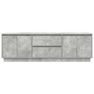 TV skříňka s LED osvětlením betonově šedá 160,5x41x50 cm - obrázek 7