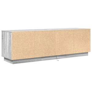 TV skříňka s LED světly šedá Sonoma 160,5x41x50 cm - obrázek 9