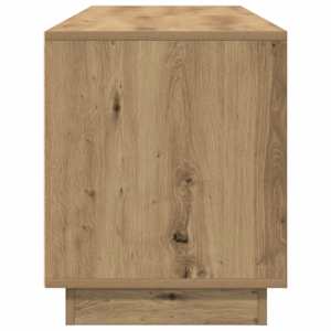 TV skříňka s LED osvětlením dub artisan 160,5x41x50 cm - obrázek 8