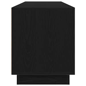 TV skříňka s LED osvětlením černý dub 193,5x41x50 cm - obrázek 8