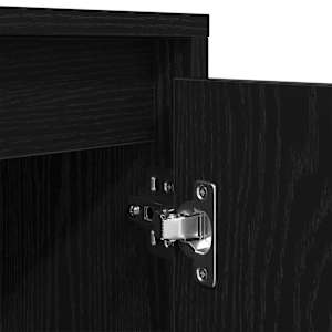 TV skříňka s LED osvětlením černý dub 193,5x41x50 cm - obrázek 11
