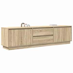 TV skříňka s LED osvětlením Dub Sonoma 193,5x41x50 cm - obrázek 5