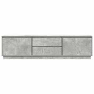 TV skříňka s LED osvětlením betonově šedá 193,5x41x50 cm - obrázek 7