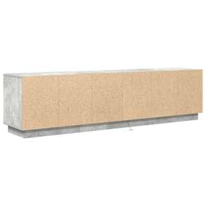 TV skříňka s LED osvětlením betonově šedá 193,5x41x50 cm - obrázek 9