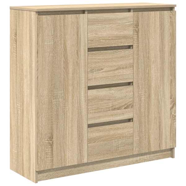 vidaXL puhvetkapp sahtlitega, sonoma tamm, 100,5x35x98,5 cm, tehispuit