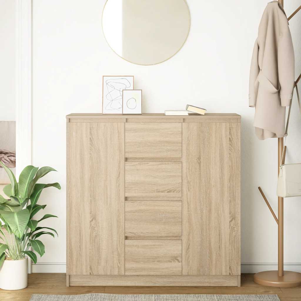 Thumbnail - vidaXL Sideboard mit Schubladen Sonoma-Eiche 100,5x35x98,5 cm