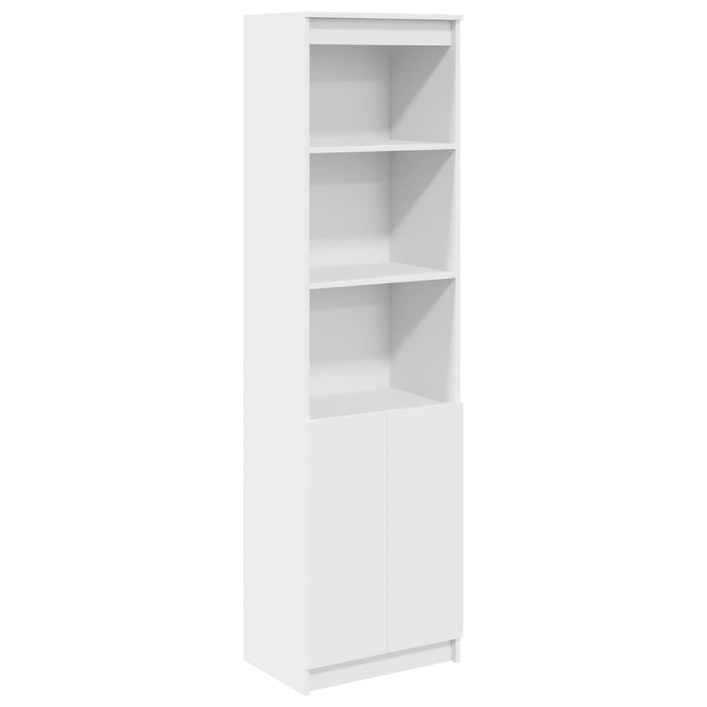 VidaXL Highboard 50x35x180 Cm Spaanplaat Wit