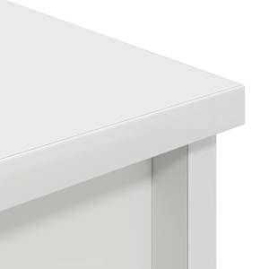 Vysoká deska bílá 50x35x180 cm Dřevěná konstrukce - obrázek 9