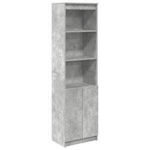Vysoká deska betonově šedá 50x35x180 cm Dřevěná konstrukce - obrázek 2