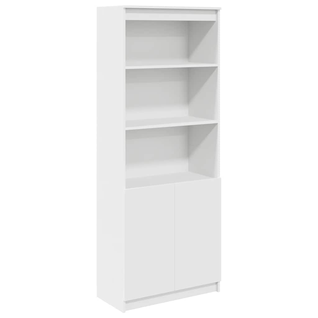 vidaXL Skříň highboard bílá 70 x 35 x 180 cm kompozitní dřevo