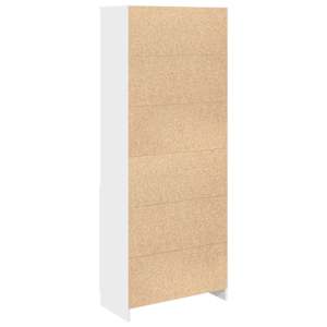 Skříň highboard bílá 70 x 35 x 180 cm kompozitní dřevo - obrázek 8
