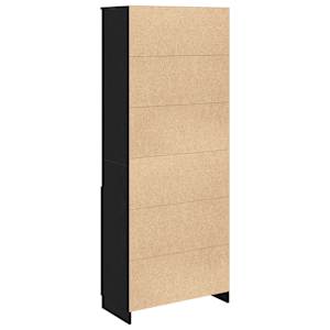 Vysoká deska Černý dub 70x35x180 cm kompozitní dřevo - obrázek 8